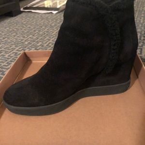 Aquatalia “Charlie” Wedge Bootie